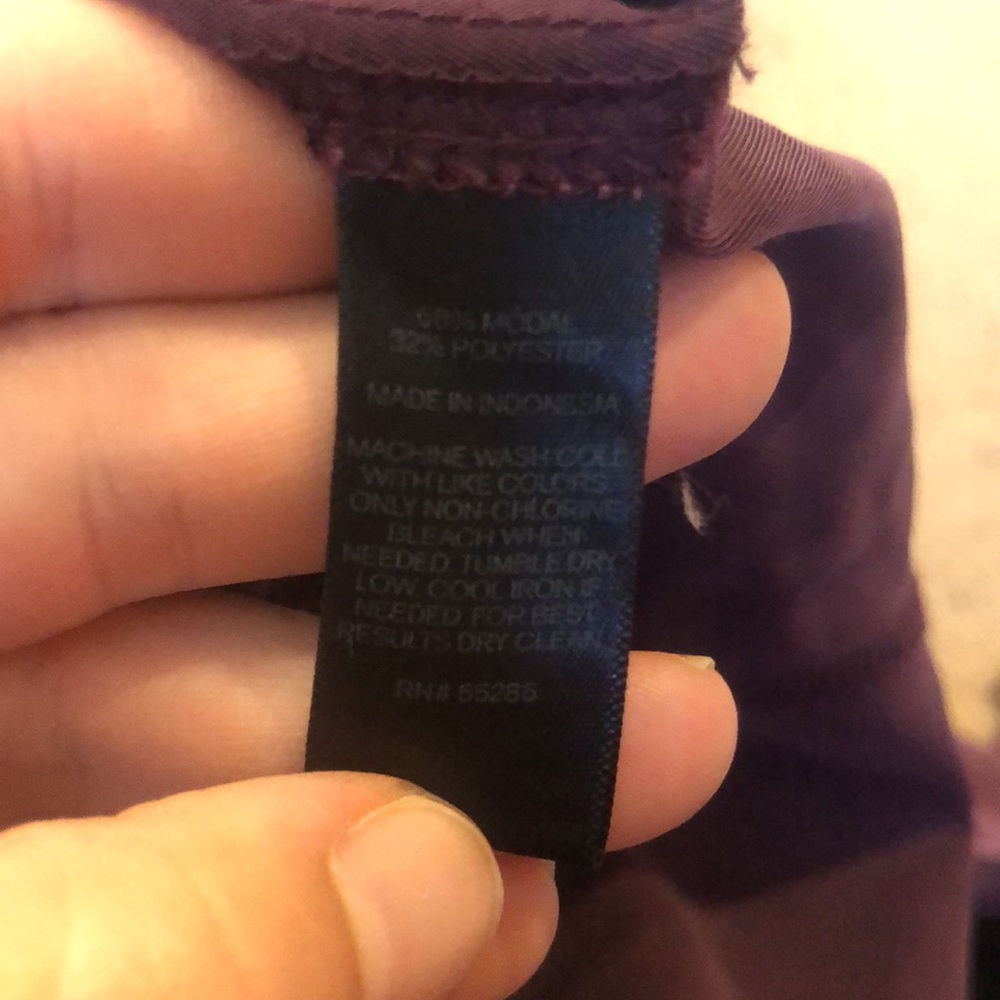 Express Plum Blouse - Picture 6 of 6
